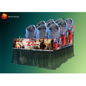 Dynamic Interactive 8 / 9 Seat 7D Cinema Equipment 2.25KW 220V