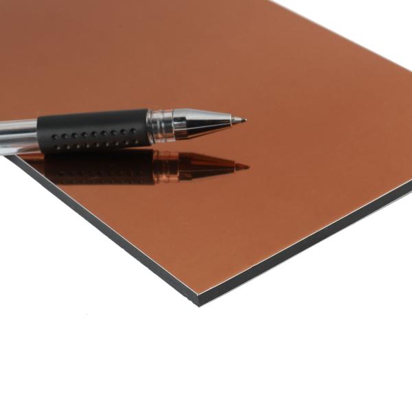 Buy cheap Silver Goden Black Tea Mirror Aluminum Composite Panel reflective surface 10 Years Warranty from wholesalers