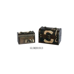 Buy cheap Eco friendly OEM Service S14*8 Leather Storage Trunk product