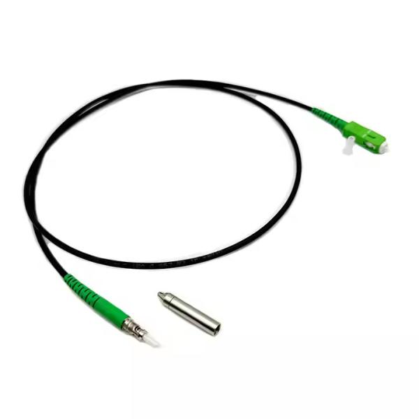Quality Pullable Pushable Fiber Optic Patch Cord SC/APC Pre-connectorized FTTH Drop Cable Pulling/Pushing through the wall for sale