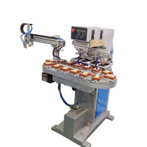 Buy cheap 220V Automatic Pad Printer Logo Printing Machine With Unloading Device from wholesalers