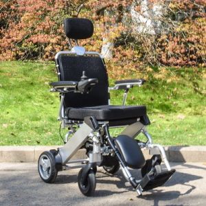 Buy cheap Ultra Light Folding Electric Wheelchair 6km/h With Brushless Controller from wholesalers