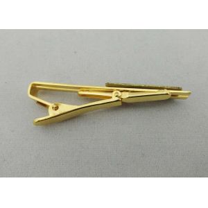 Buy cheap 1 Inch Pewter Offset Printing Personalized Tie Bar , Black Custom Vintage Tie Clip from wholesalers
