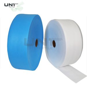 Anti Bacterial Cross Spunlace Nonwoven Fabric 20cm Width