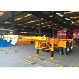 Buy cheap Flat Bed Semi Trailer Truck For 20 Or 40 Feet Container Carrying from wholesalers