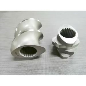 Buy cheap W6Mo5Cr4V2(6542) Double Screw Extrusion Granulation Machine Components Screw Elements from wholesalers