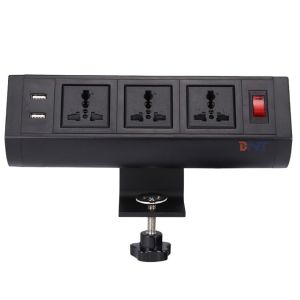 Buy cheap Clamp on conference table movable table power socket outlet from wholesalers