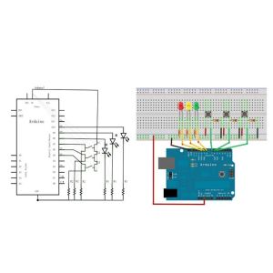 SMD components bo Starter Kit For Arduino With detail manual for 24 tests