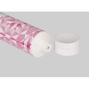 PCR PE Custom Cosmetic Tubes D55mm 150-400ml Empty Cosmetic Squeeze Plastic Body