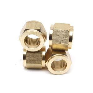Buy cheap Sandblasting anodizing CNC Brass Parts OEM Service Brass Nut Bolt from wholesalers