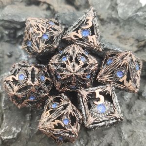 Buy cheap Sharp Edge Dice Cool Polyhedral Odorless Manual Grinding Dice Set from wholesalers