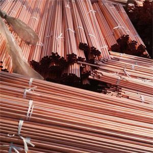 Buy cheap T2 TP2 1/2 Hard Copper Tube 32mm , Copper Straight Pipe With Right Angle Bending from wholesalers