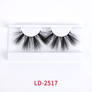 Buy cheap Reusable 25mm Faux Mink Lashes With 3D Natural Layered Effect from wholesalers