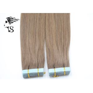 Buy cheap Silky Straight Tape In Human Hair Extensions For Fine Thin Hair Light Brown product