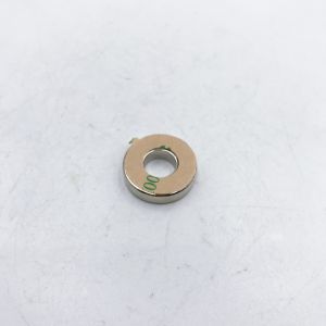 Buy cheap N48 Sintered Neodymium Ring Magnet With Adhesive Silver Coating from wholesalers