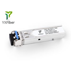 1.25 Gbps Duplex 10km 1310nm LC DDM 1.25G SFP Optical Module