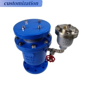 Buy cheap Water Cast Iron Compound Relief Valve 3 Inch Air Valves Vents with DI Body Material from wholesalers