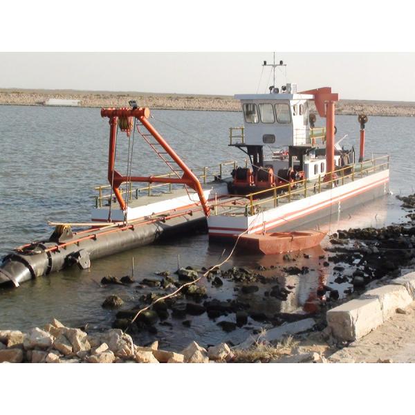Buy cheap 900 mm Cutter Head Sludge Dredging Boat Mud Dredging Boat With Suction Depth 10 m underwater from wholesalers