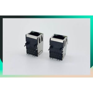 7498011211 SMT RJ45 Connector 1x1 Tab-Down 10 / 100Base-T MIC26023-5134W-LF3