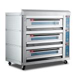 Buy cheap Electric Pizza Baking Oven 3 Deck 6 Trays  380V 50Hz 19.8KW from wholesalers