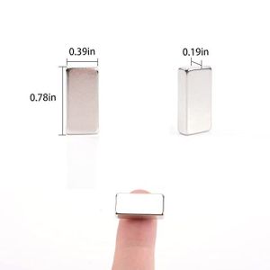 Customized Strong Block Neodymium Magnets 20mm X 10mm X 2mm Magnet with