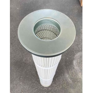Buy cheap High Performance Asphalt Dust Filter Cartridge with ≥99.9% Filtration Efficiency and 120℃ Operating Temperature from wholesalers