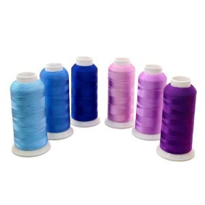 720 Colors Selection Polyester Embroidery Thread 100g/Spool Customized by Free