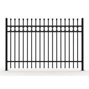 2.1m X2.4m Spear Top Security Steel Fence/ Steel Fencing
