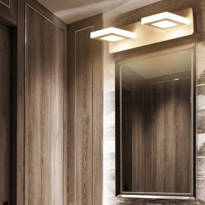 Buy cheap 6W/9W 32cm/48cm long highlight led mirror light white/warm white acrylic bathroom makeup lamp(WH-MR-19) from wholesalers