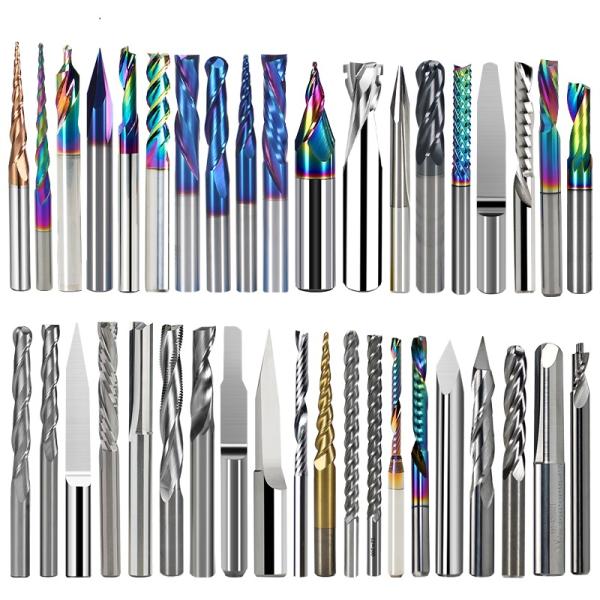 Buy cheap YINGBA Custom Solid Carbide Two-Flute Spiral Cutter Bit for CNC Router 8mm and 6mm Woodworking Bits from wholesalers