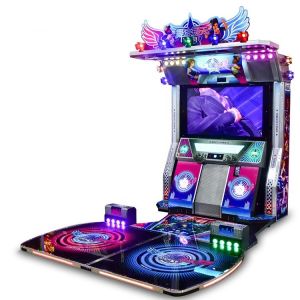 55" HD Coin Operated Music Machine Dance Central Stereo System For Plaza