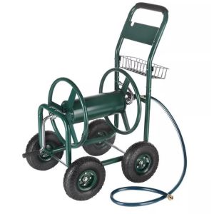 Best Metal Garden Water Hose Reel Cart for Tools Save Space and Keep Your Garden