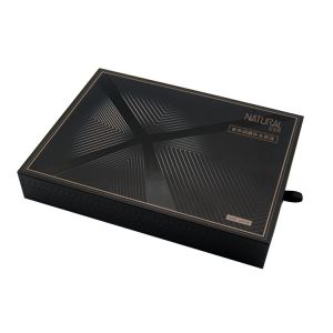 Buy cheap Personalized Black White Cosmetic Drawer Gift Boxes With EVA Tray from wholesalers