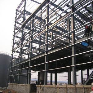 Galvanized Steel Structure Hangar Q355 Q235 with Sandwich Panel