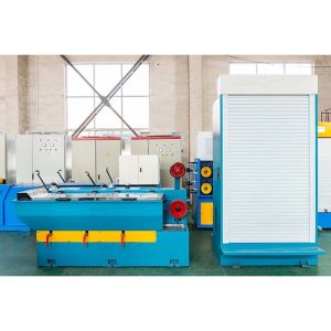 Buy cheap Copper Wire Electrical Cable Automatic Intermediate Fine Wire Drawing Machine With Continuous Annealing from wholesalers