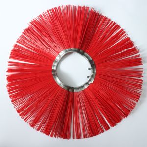 China Industrial Warehouse Cleaning Machine Hydraulic Multi Leaf Snow Sweeper Broom on sale