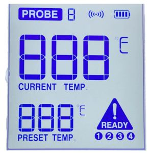 Buy cheap 52*59mm Blue FSTN LCD Display Positive Transmissive LCD Screen product