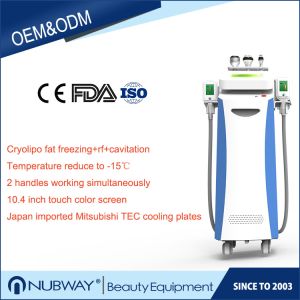Buy cheap 2018 trending high quality reduce 2-8 cm Cavitation RF fat freezing slimming machine with ce from wholesalers