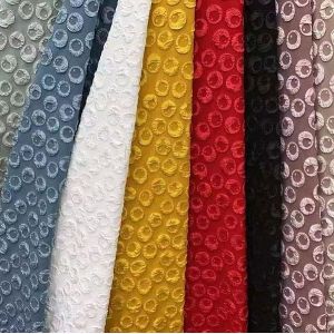 Buy cheap 190-200gsm Stretch Embossed Jacquard Fabric Polyester Upholstery Material product