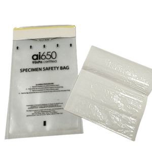 Buy cheap 95kPa Specimen Bag With Zip Closure And Back Document Pocket from wholesalers