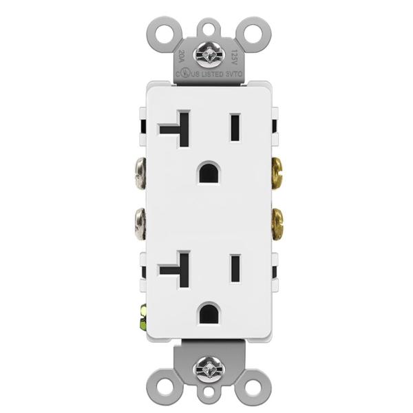 Buy cheap 20 Amp Decorator Receptacle Wall Outlet Socket 125V 60Hz from wholesalers