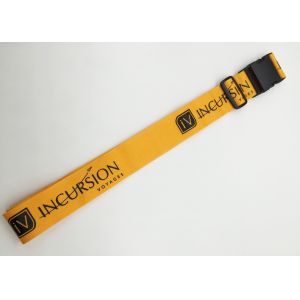 Buy cheap customized Adjustable plastic buckle suitcase luggage strap for promotions from wholesalers