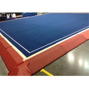 Buy cheap Gymnastics Blue 50mm Cheerleading Floor Mat Velcro Connect from wholesalers