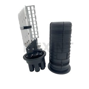 Buy cheap KEXINT 96 Core With Adapter Bracket And 4 Splice Trays Fiber Optic Dome Type Splice Closure product