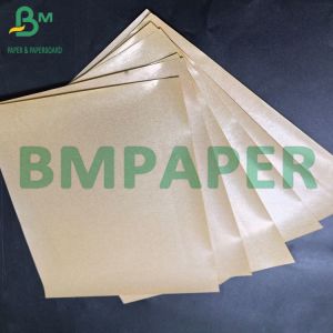 70g+10g PE One Side Laminated Greaseproof Unbleached Kraft Paper