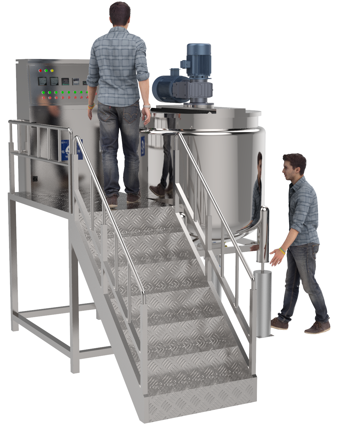 Buy cheap Homogenizer Mixer 500L 1000L Emulsifier Homogenizer Machine Liquid Soap Making Machine from wholesalers