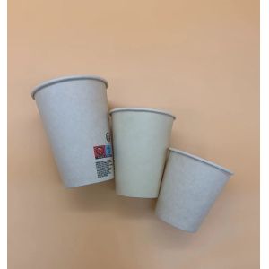 Buy cheap 6oz Customized Disposable Kraft Paper Cup Leakproof With Single PE from wholesalers