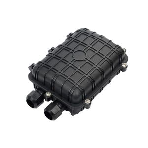 Buy cheap Black FTTH Optical Fiber Cable Joint Closure PP+GF Material from wholesalers