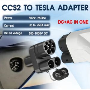 Buy cheap CCS2 To Tesla Adapter DC Fast Charger EV Adapter CCS2 EV converter DC EV charging Adapter 250A For Tesla from wholesalers