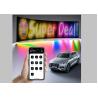 Buy cheap Car Window LED Digital Display Screen Multi-Function Programmable Advertising Decorative Board Matrix from wholesalers
